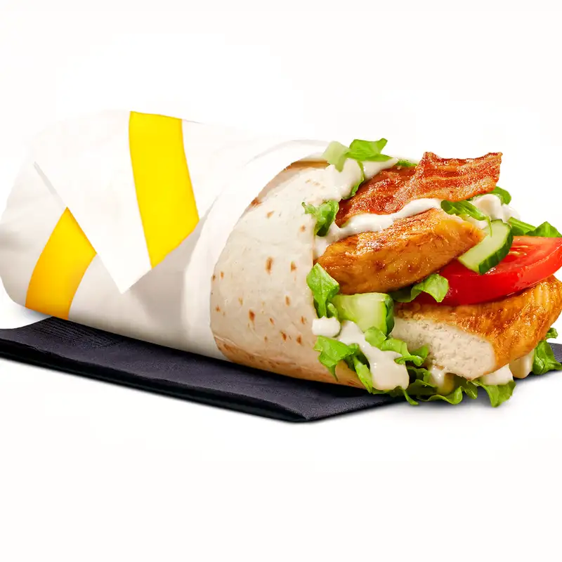 Chicken & Bacon McWrap with Grilled Chicken [480.0 Cals]