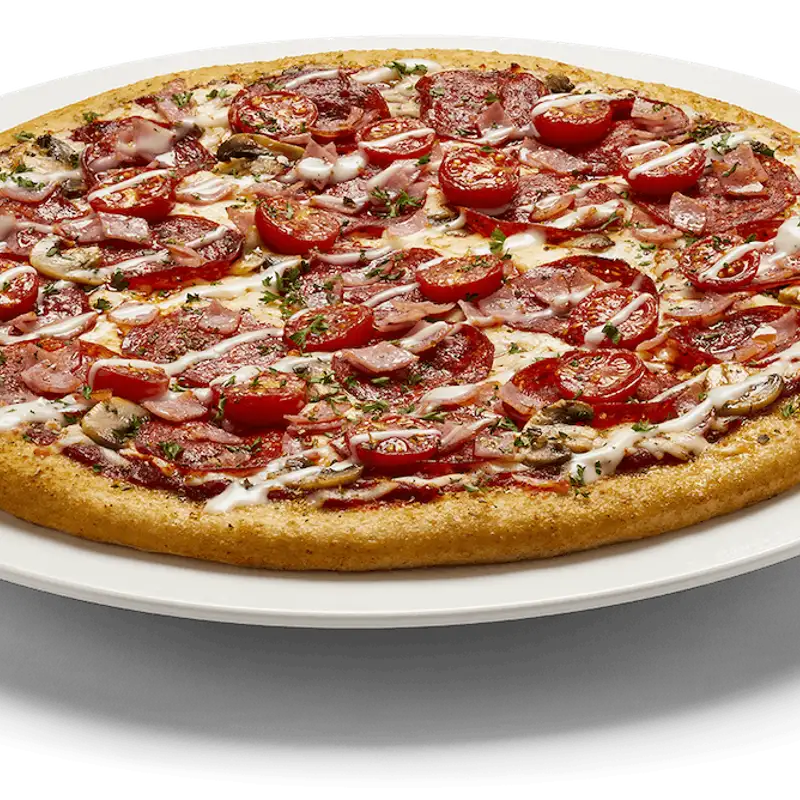 Toute garnie à l’italienne / The Italian Deli Pizza