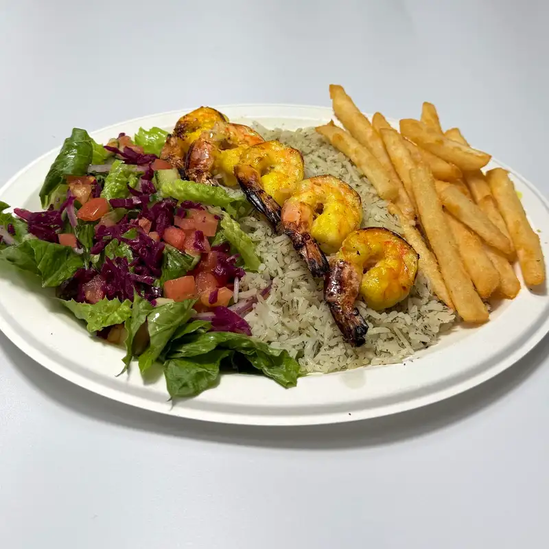 Shrimp Kabob Meal