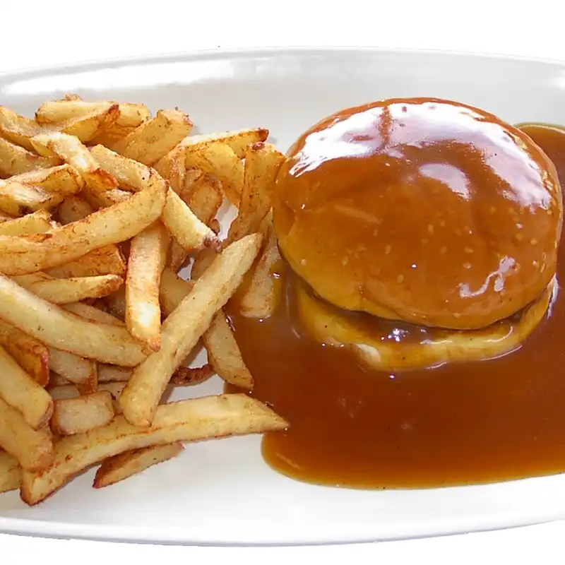 Hamburger chaud avec sauce brune / Hot Hamburger with Gravy