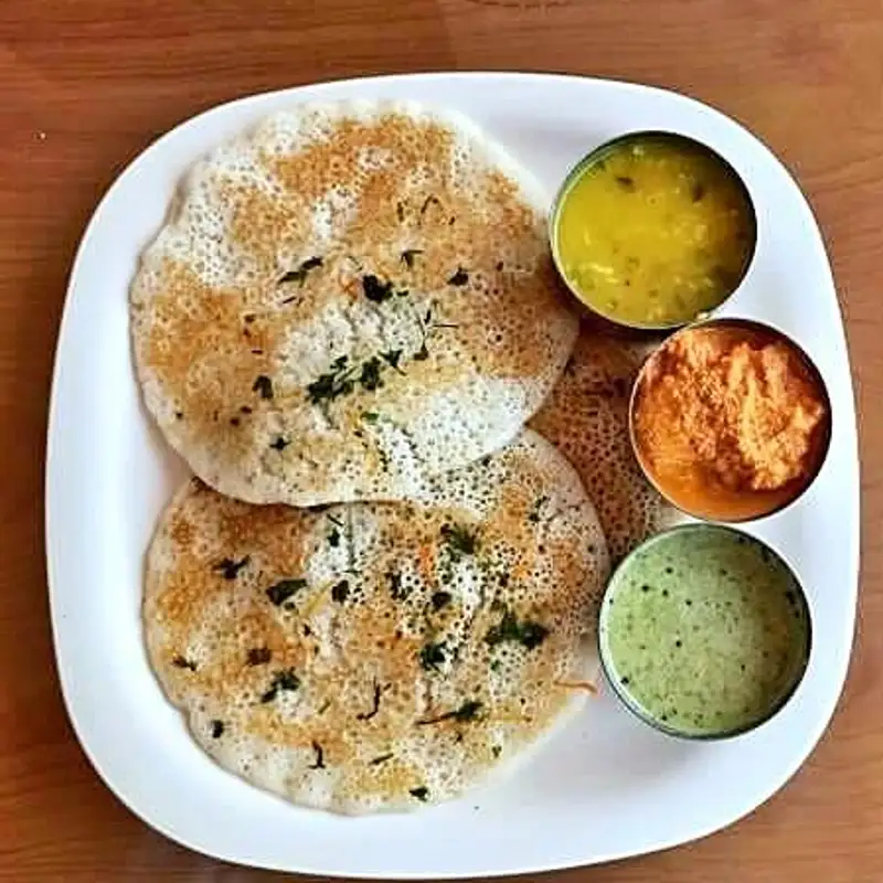 Set Dosa with Saagu - 3 nos