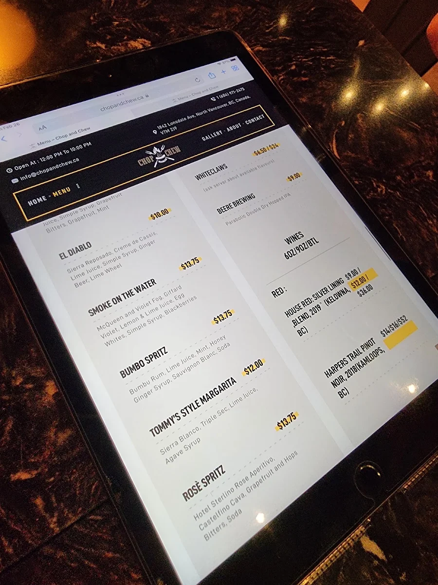 Menu photo 1