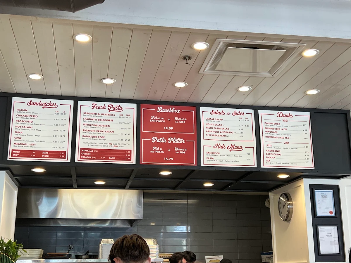 Menu, Jo's Italian Deli