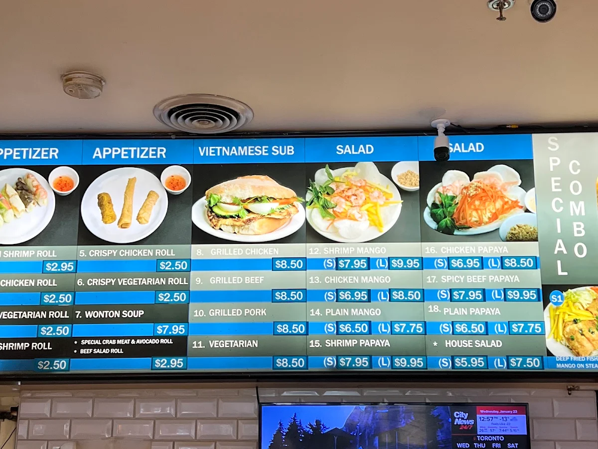 Menu, Ginger Restaurant