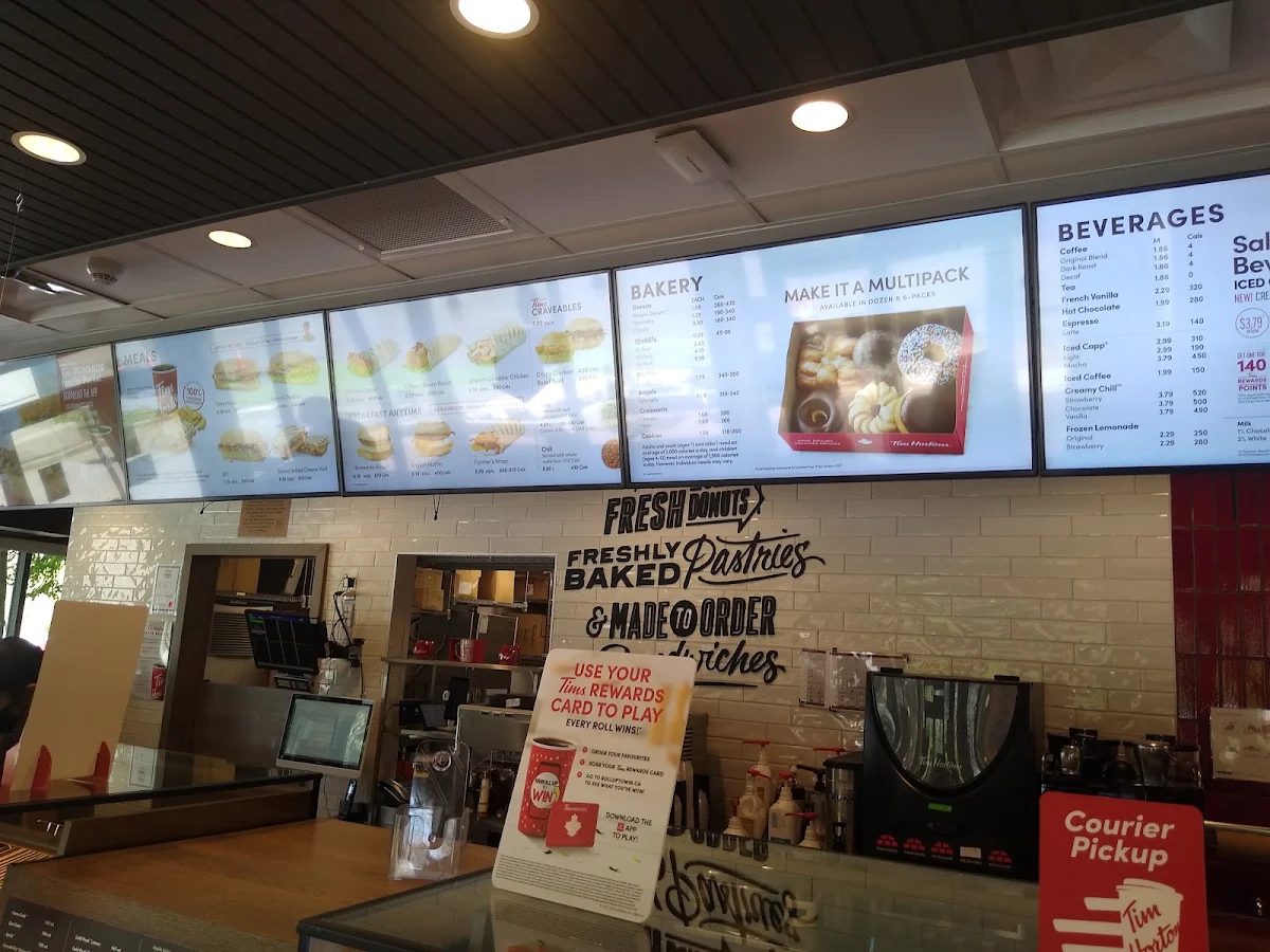 Menu, Tim Hortons