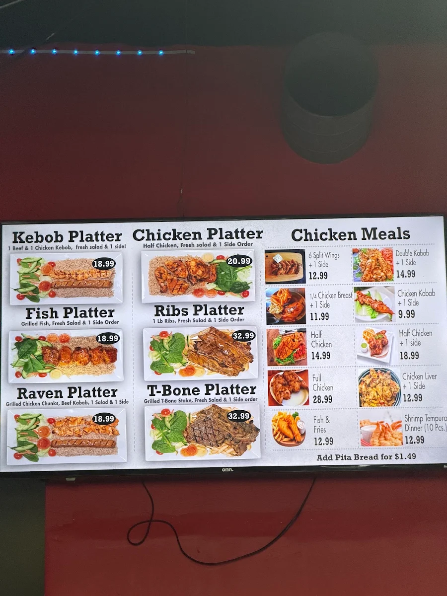 Menu, Chick Fiesta