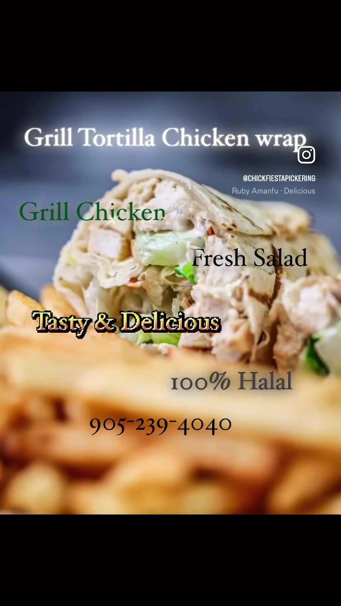 Menu, Chick Fiesta
