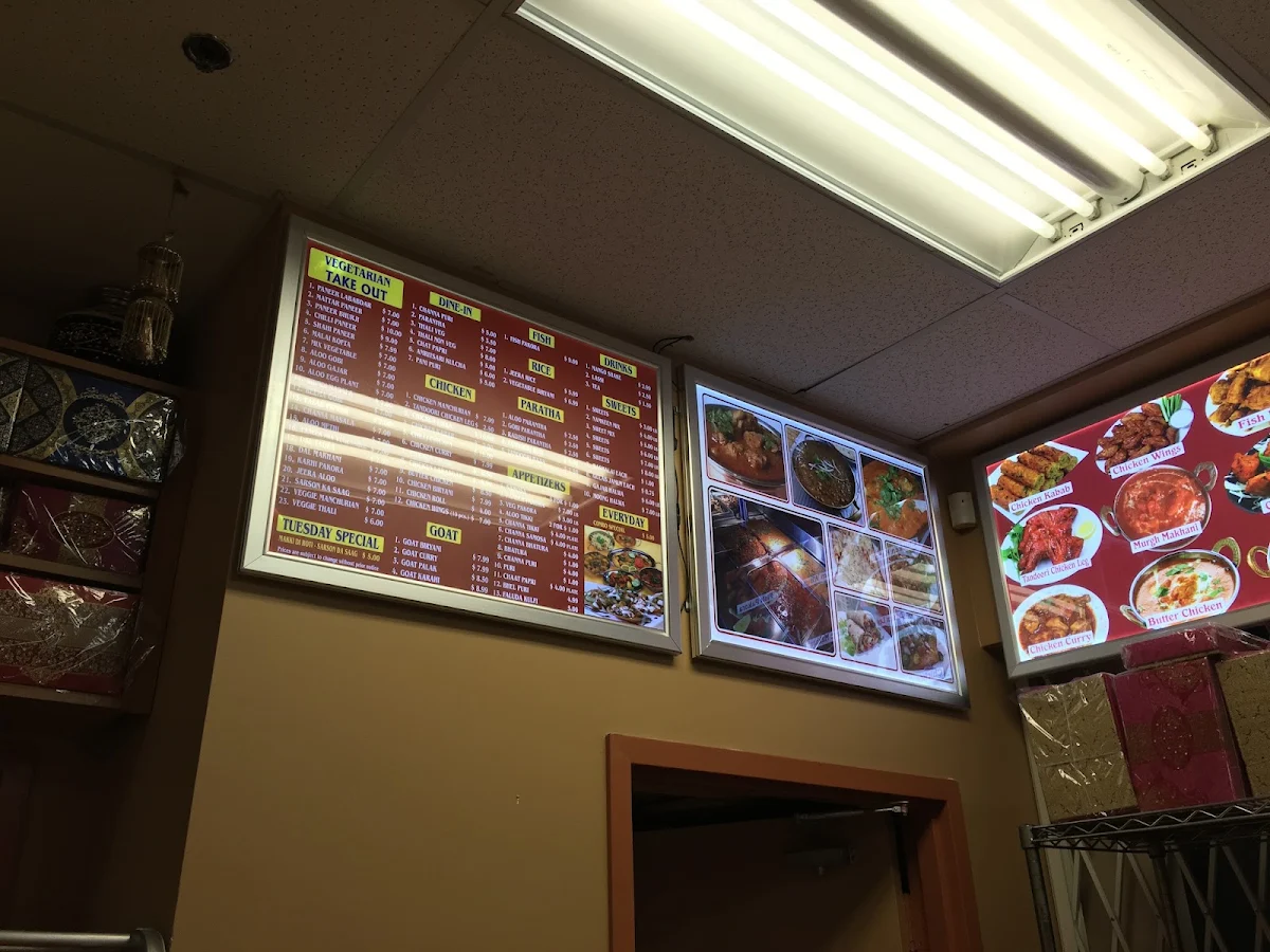 Menu, Johal Sweets & Restaurant