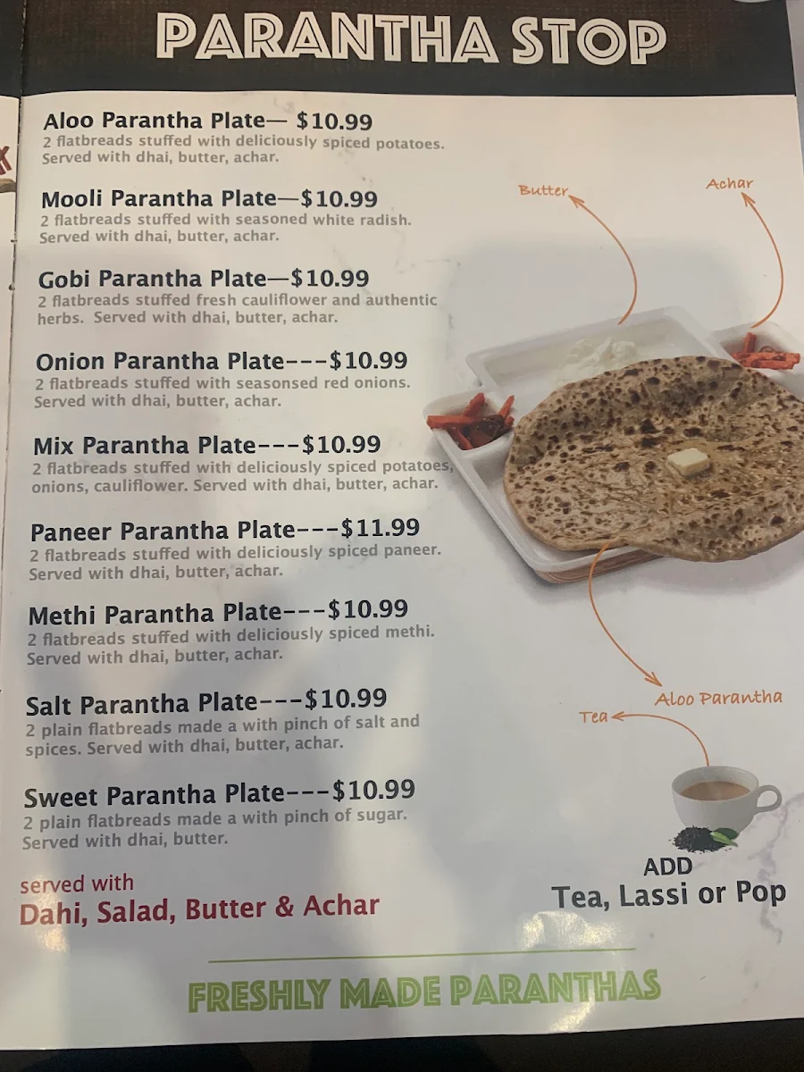 Menu, The Indian Sweet House & Restaurant