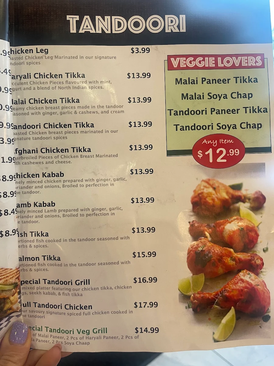Menu, The Indian Sweet House & Restaurant