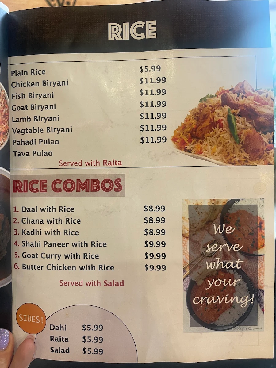 Menu, The Indian Sweet House & Restaurant