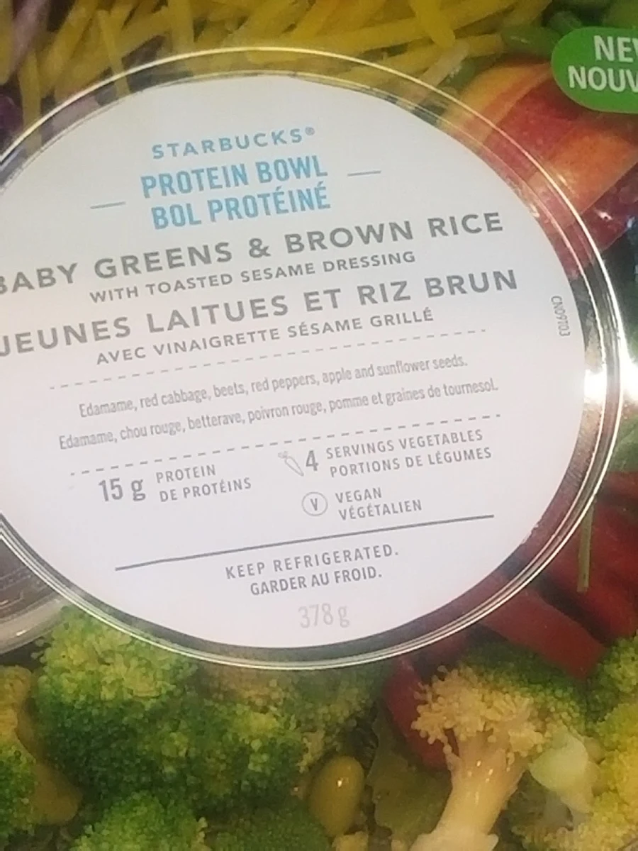 Menu, Starbucks Coffee Company