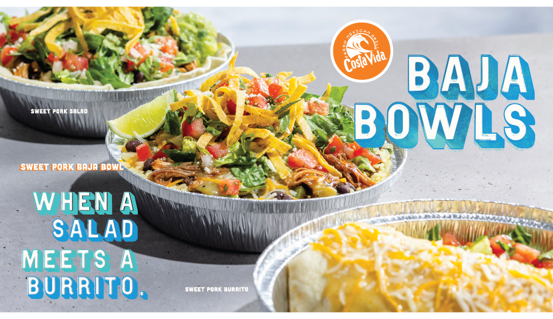 Menu, Costa Fresh Mexican Grill