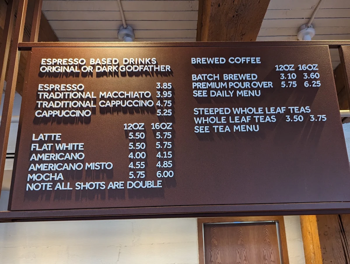 Menu, Analog Coffee