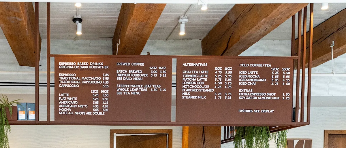 Menu, Analog Coffee