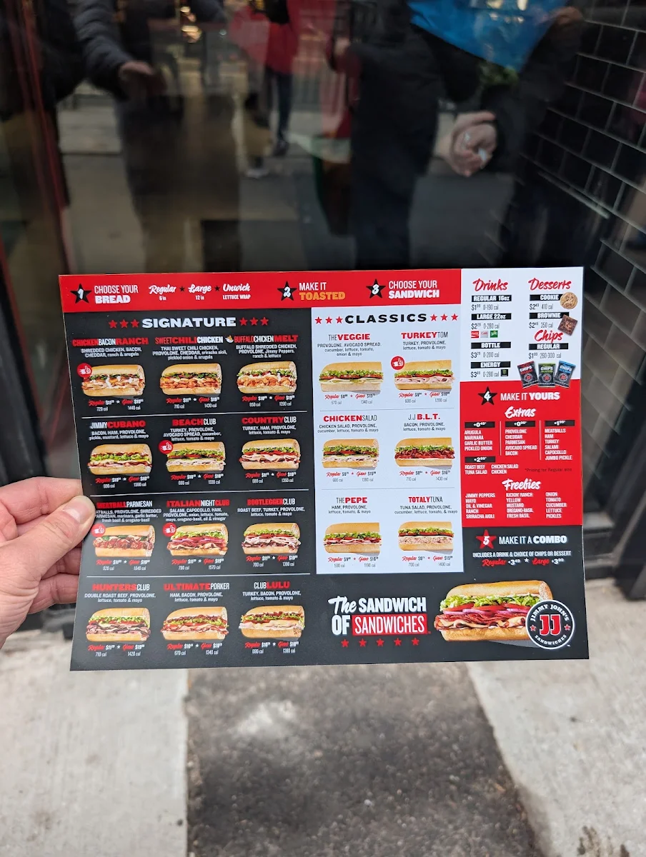 Menu, Jimmy John's