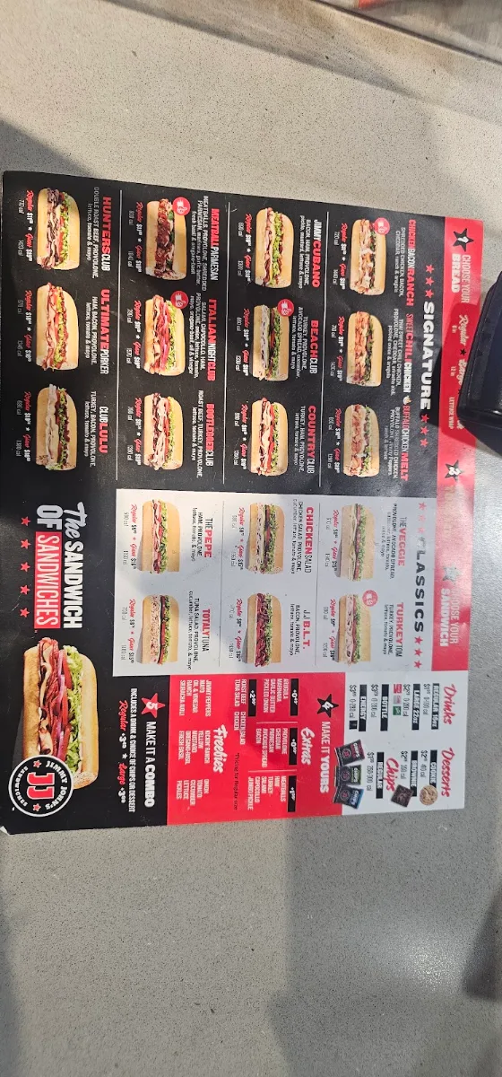 Menu, Jimmy John's