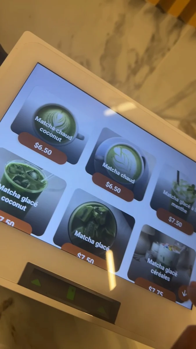 Menu, Barri Café