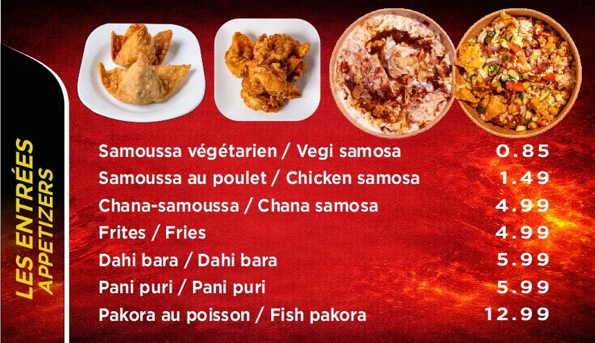 Menu, Dera Xpress