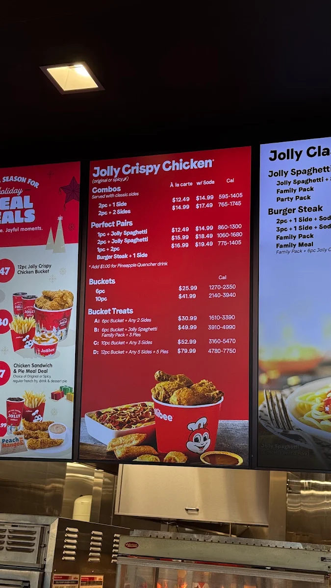 Menu, Jollibee
