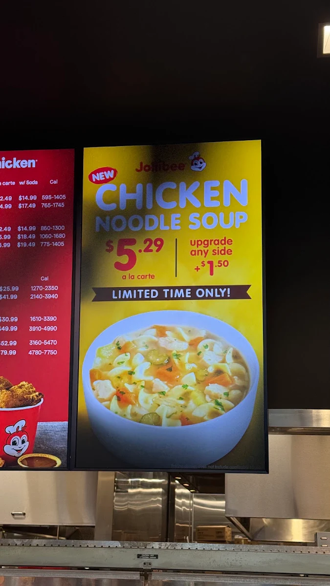 Menu, Jollibee