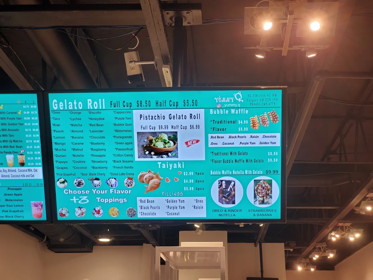 Menu, Yummy Q