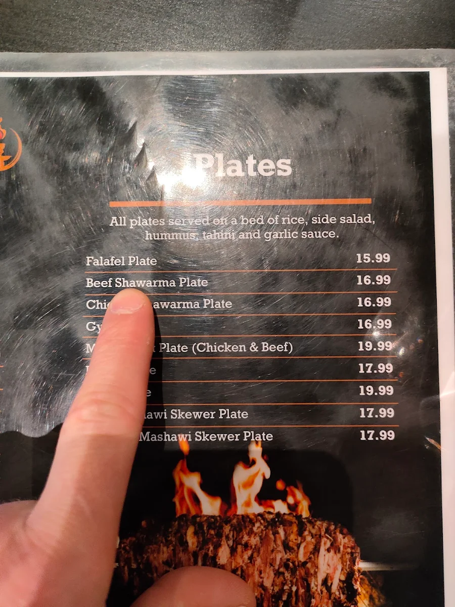 Menu, Habibiz Cafe
