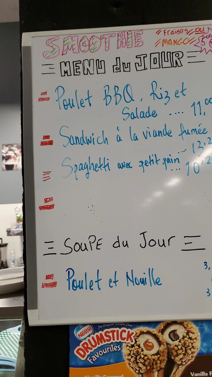 Menu, Sainte-Fringale