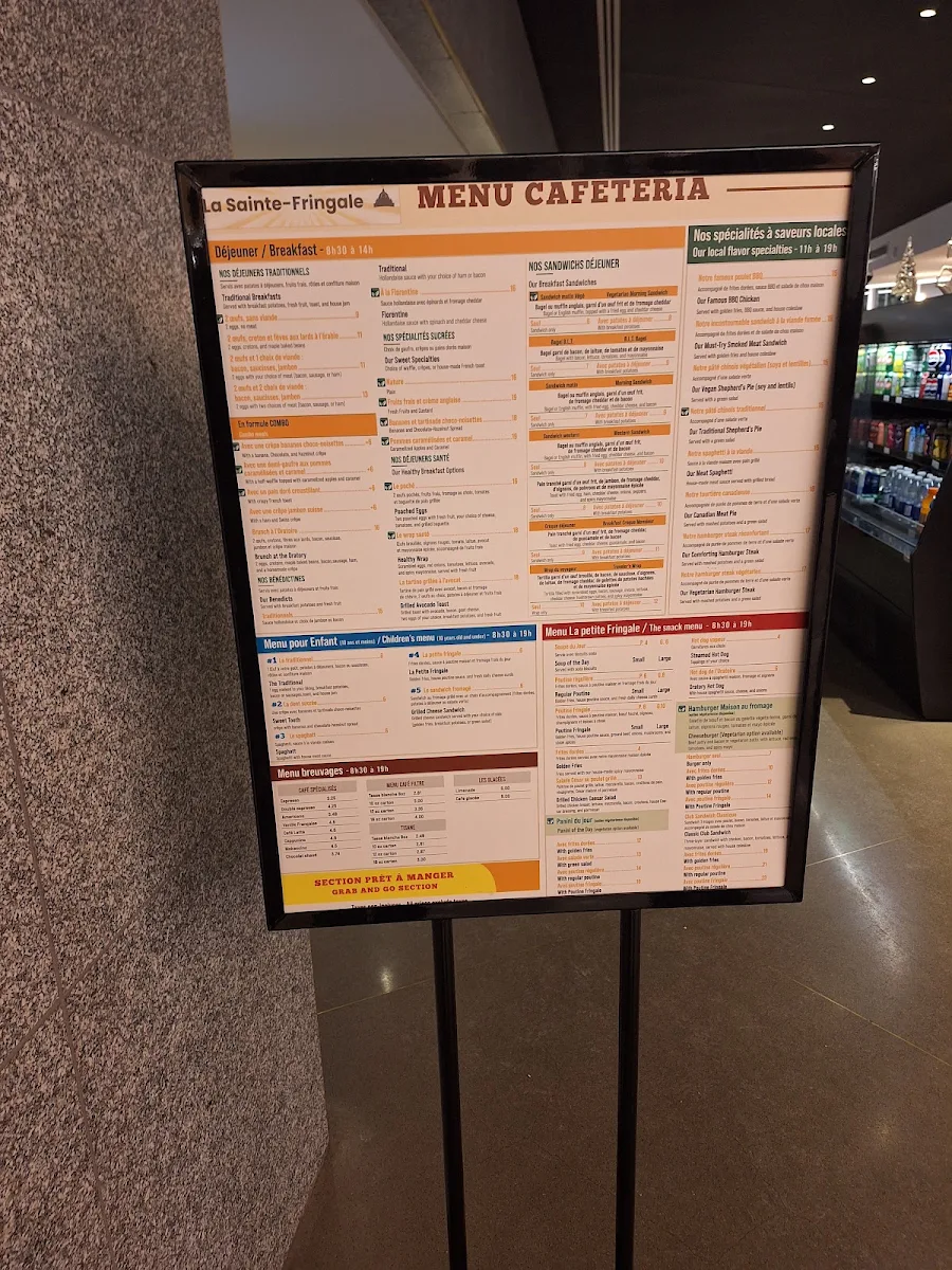 Menu, Sainte-Fringale