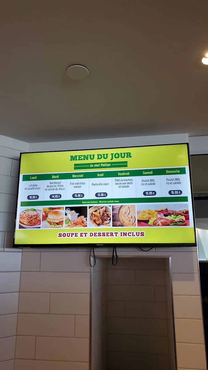 Menu, Sainte-Fringale