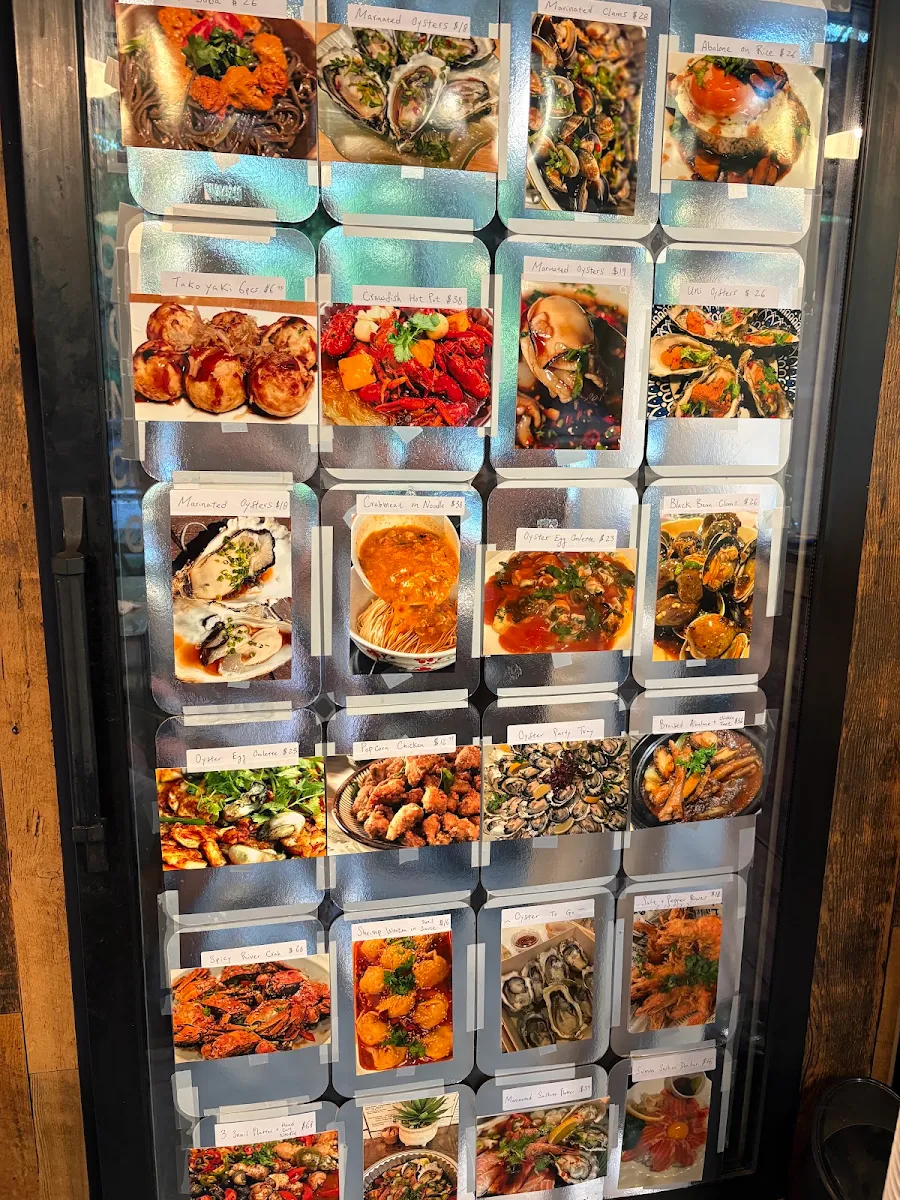 Menu, The Shellfish Shack