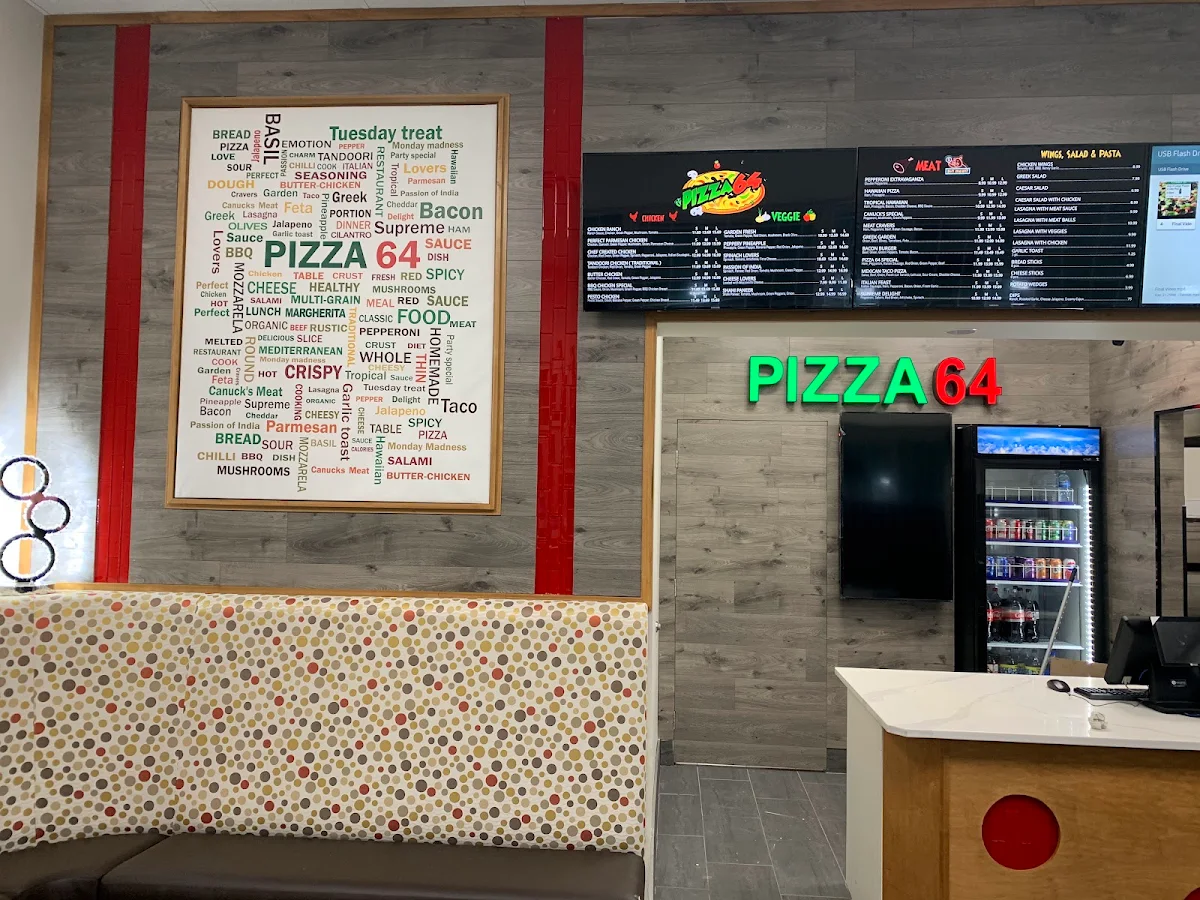 Menu, Pizza 64