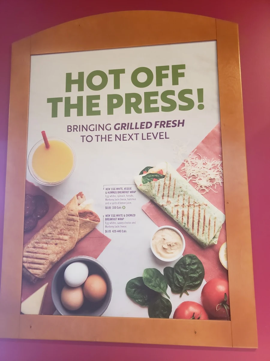 Menu, Booster Juice