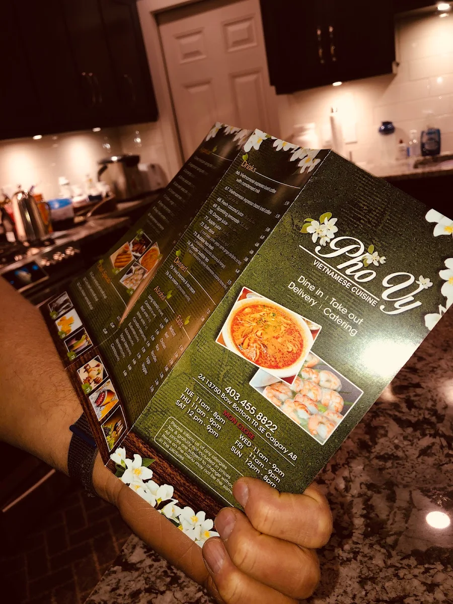 Menu, Pho Vy