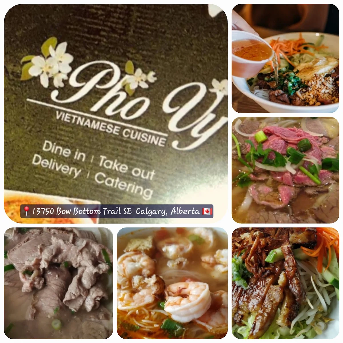 Menu, Pho Vy