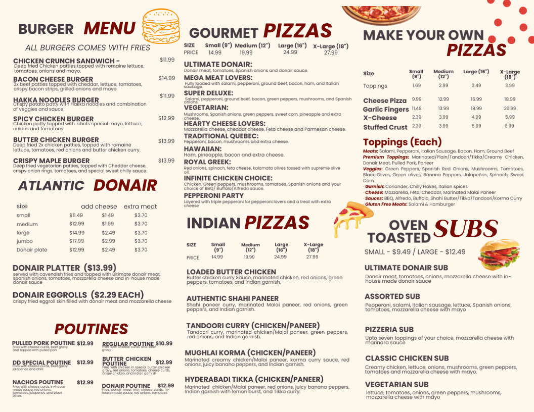 Menu photo 1