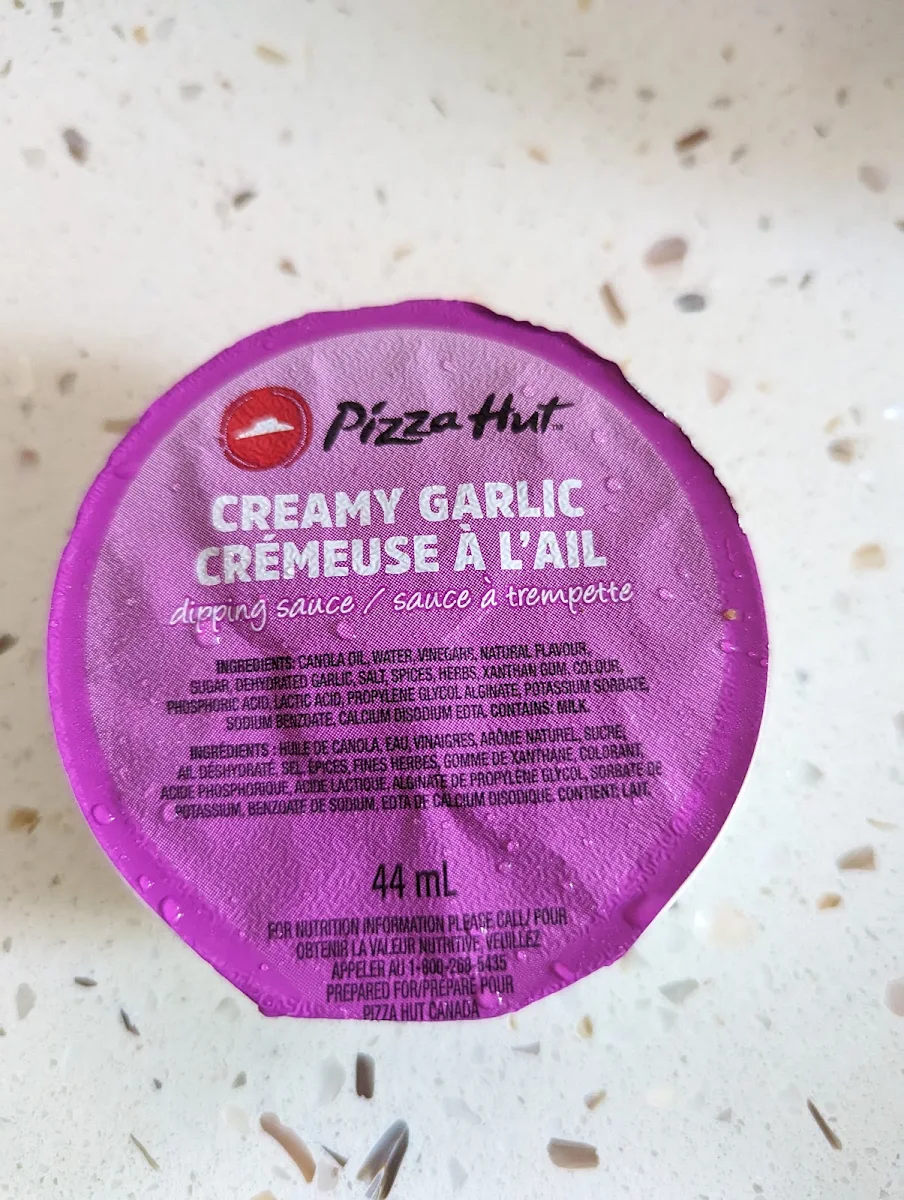 Menu, Pizza Hut