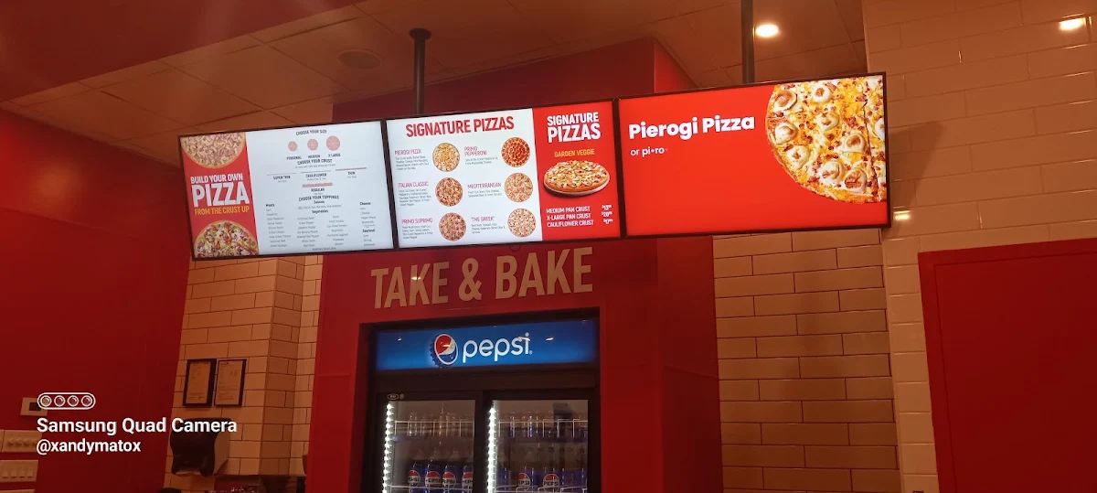 Menu, Pizza Hotline