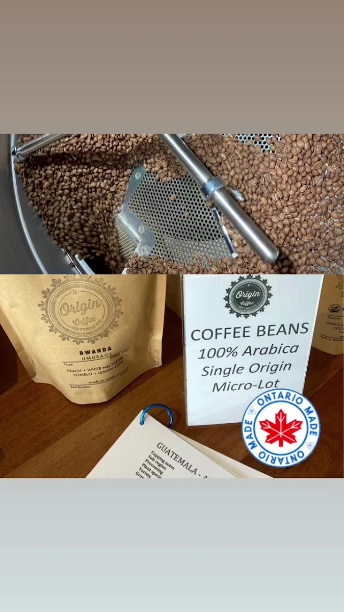 Menu, At Origin Coffee