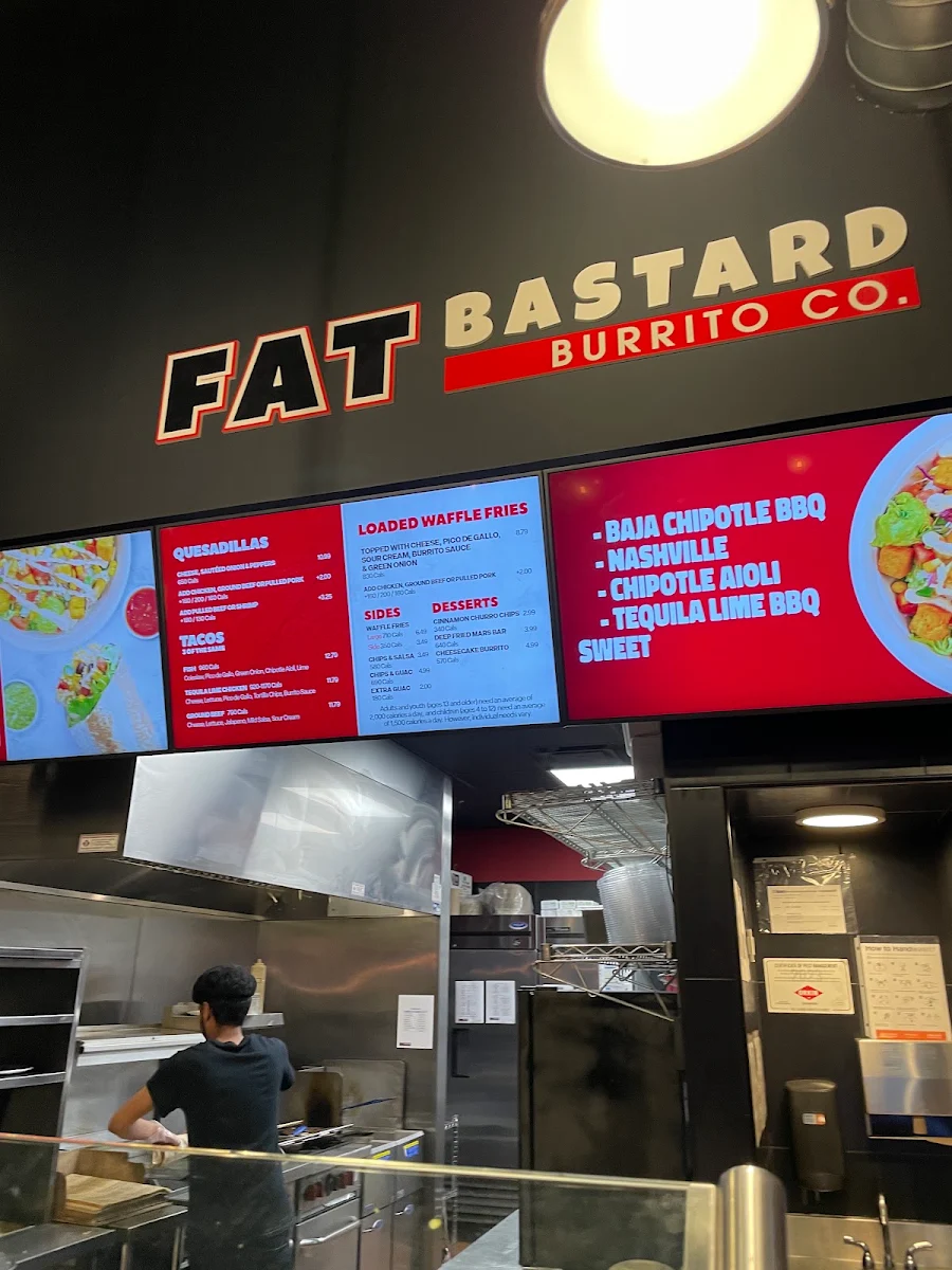Menu, Fat Bastard Burrito