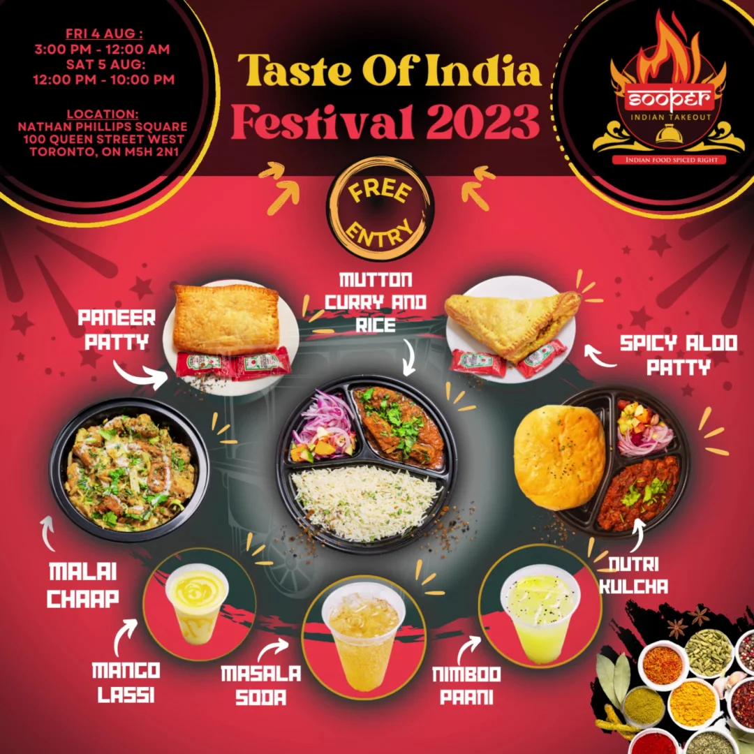 Menu, Sooper Tiffin (Homestyle Tiffin service/Catering Indian food)