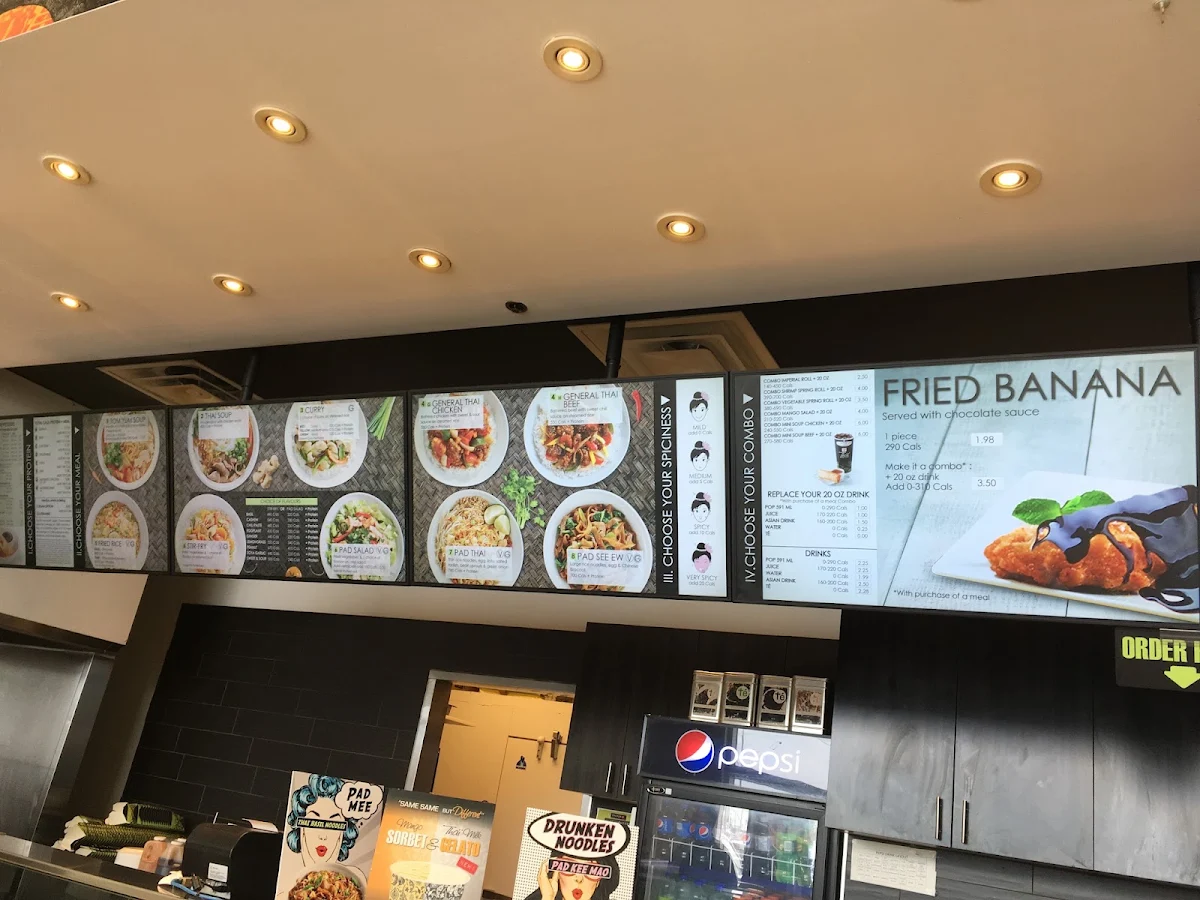 Menu, Thai Express Restaurant Ottawa