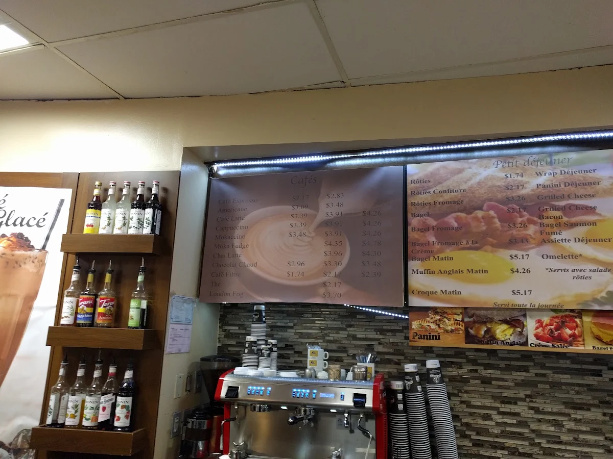 Menu, Bistro La Cite