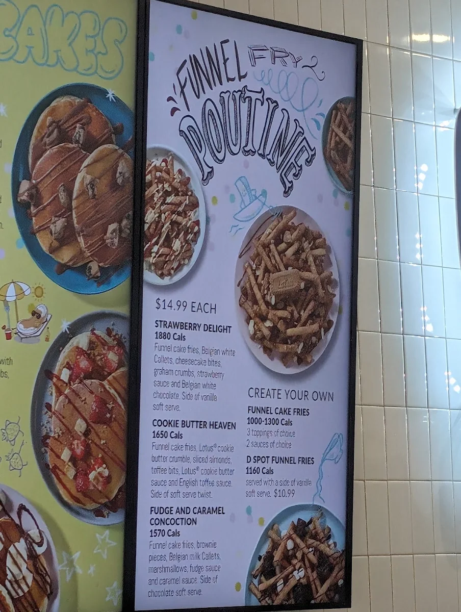 Menu, D Spot Desserts Guelph