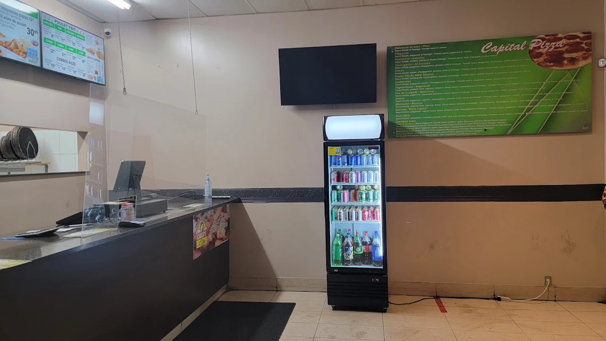 Menu, Pizza Capital
