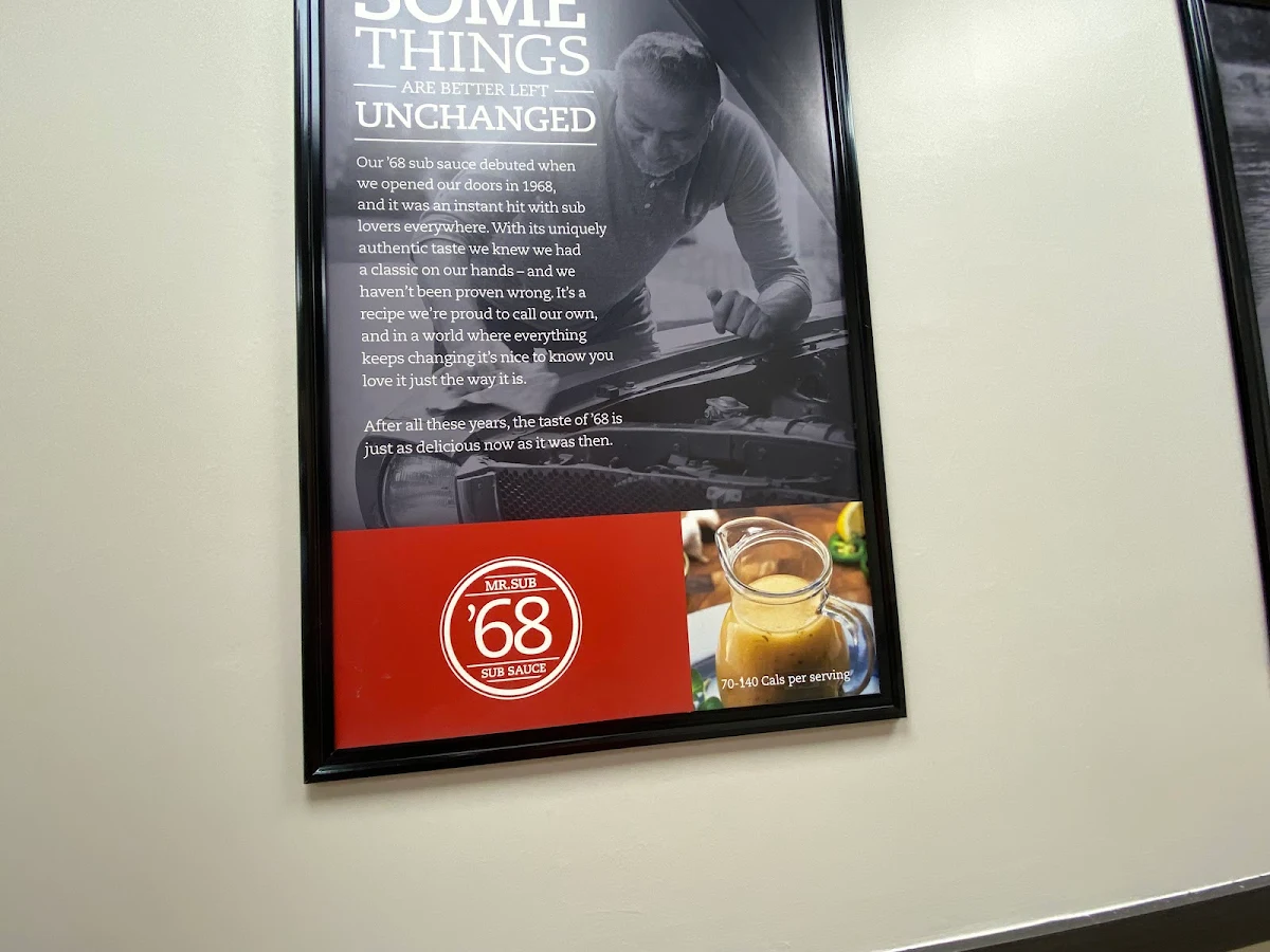 Menu, MR.SUB