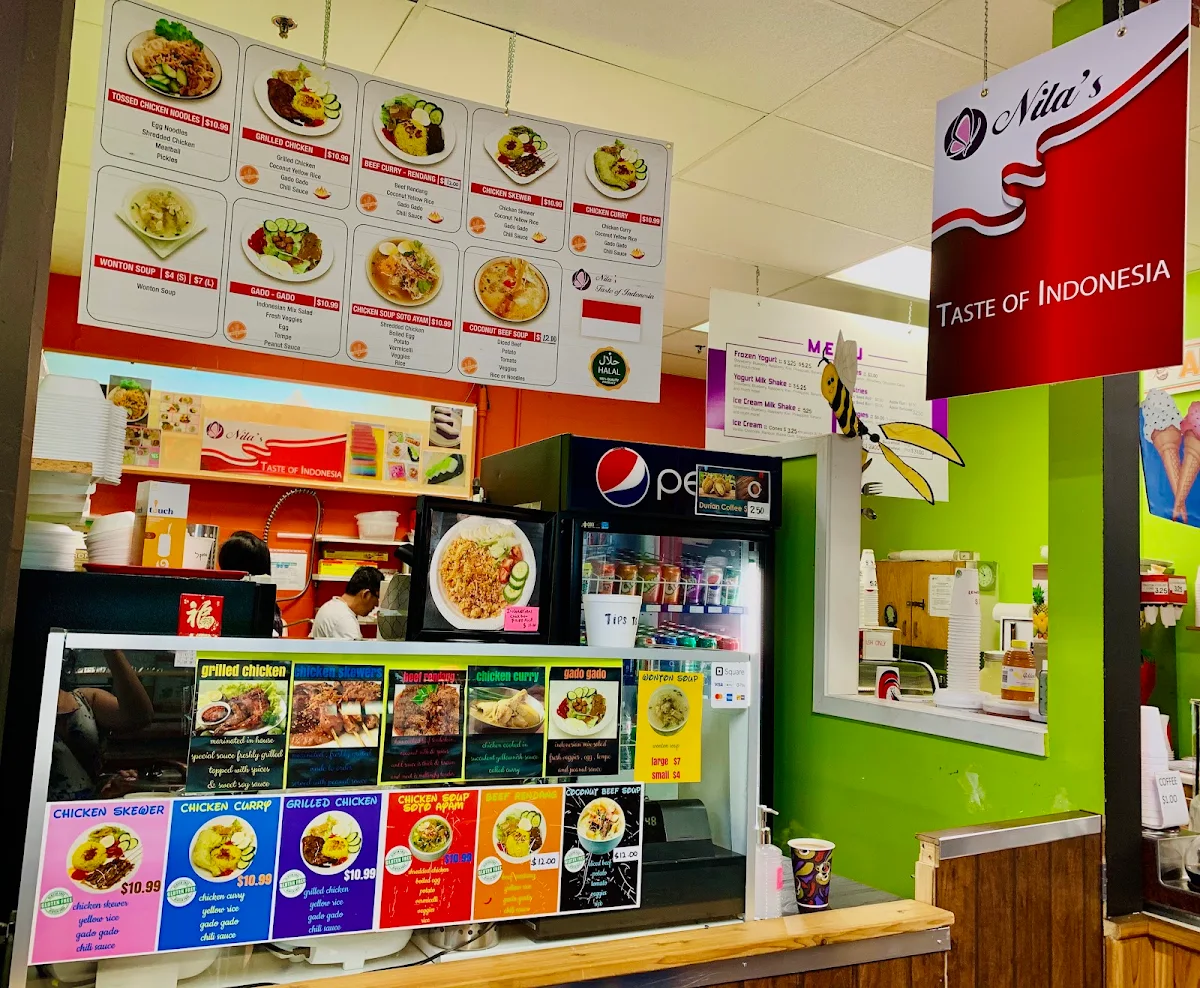 Menu, Nila's Taste of Indonesia