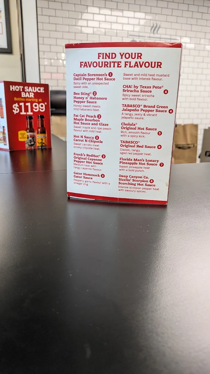 Menu, Firehouse Subs Calgary Uxborough