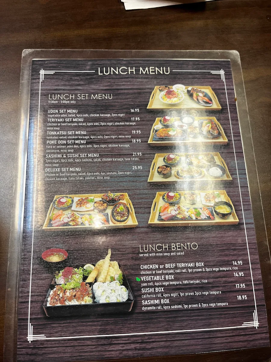 Menu, Sushi Umibe