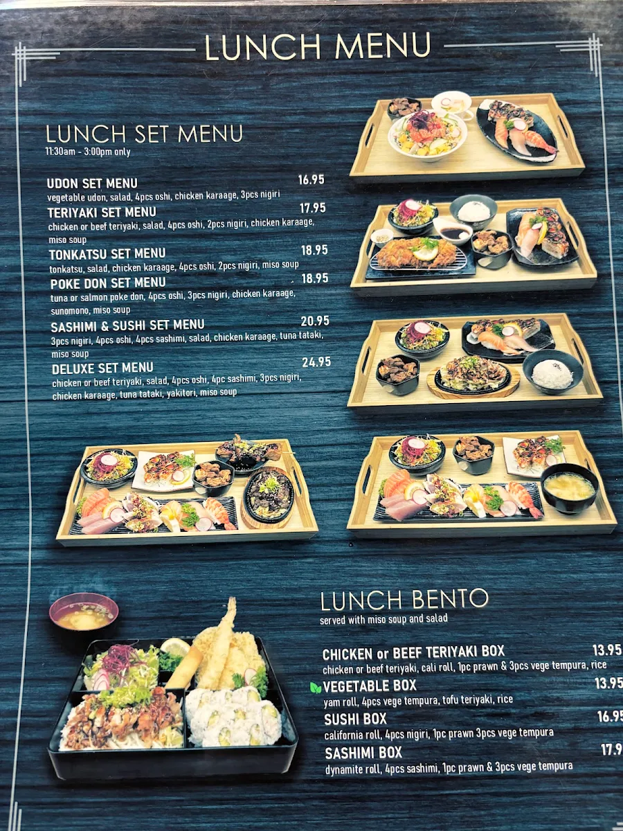 Menu, Sushi Umibe